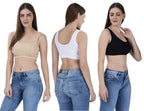 Womens Multicolor Air Bra (Pack of 3)