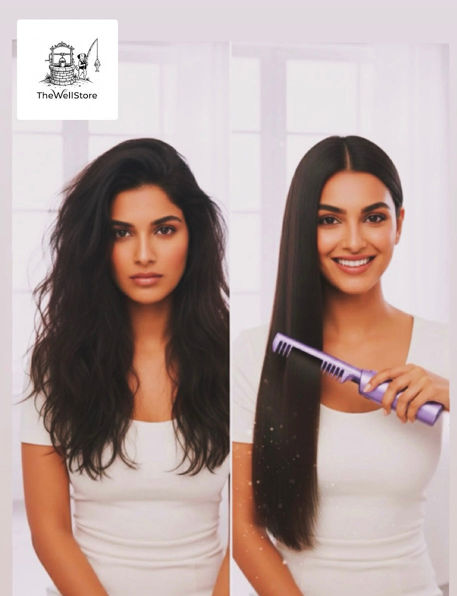 Meneflix™ Cordless Mini Hair Straightener | Compact, Rechargeable & Travel-Friendly Beauty Essential