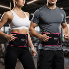 SweatPro™ SmartFit Slimming Belt with Phone Pocket | Waist Trainer for Inch Loss, Fat Burn & Back Support | Gym Sweat Belt for Men & Women | Adjustable Neoprene Body Shaper