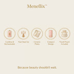 Meneflix™ Cordless Mini Hair Straightener | Compact, Rechargeable & Travel-Friendly Beauty Essential